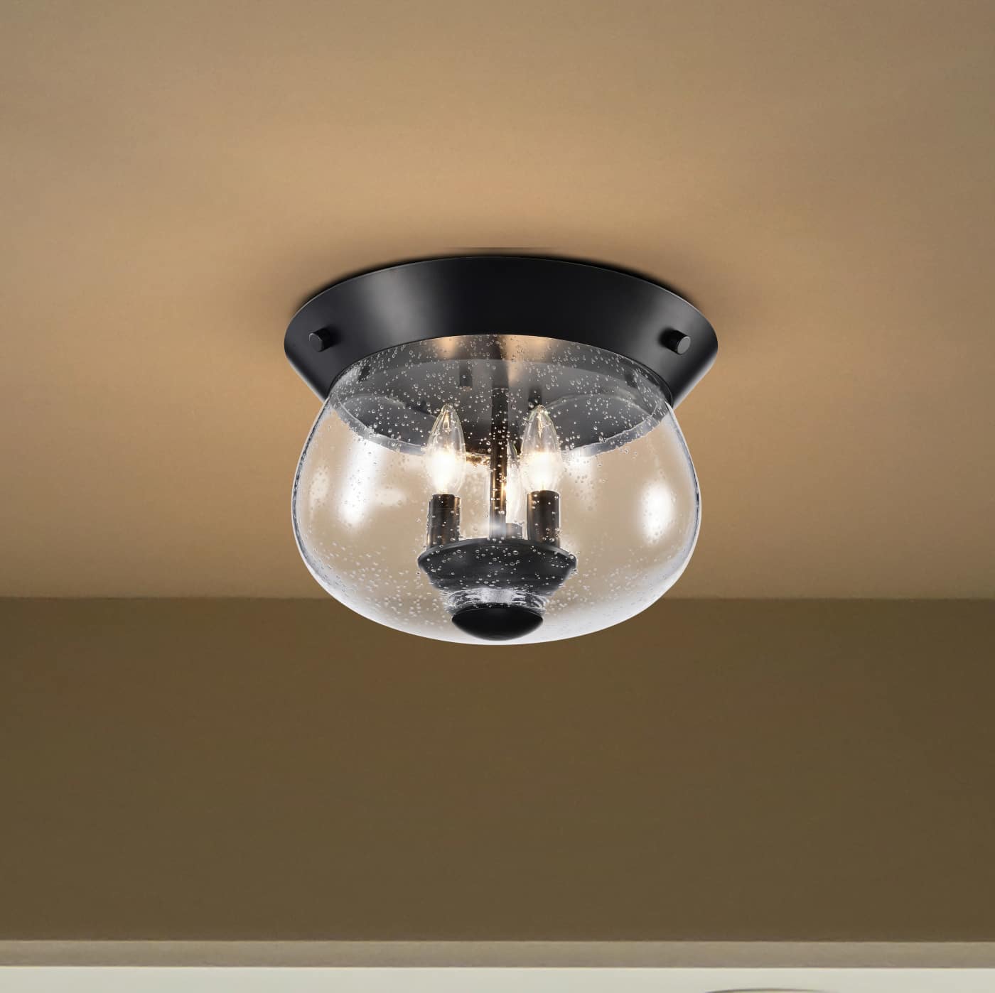 BOLIVER 3 LIGHT FLUSH MOUNT - 60-7806