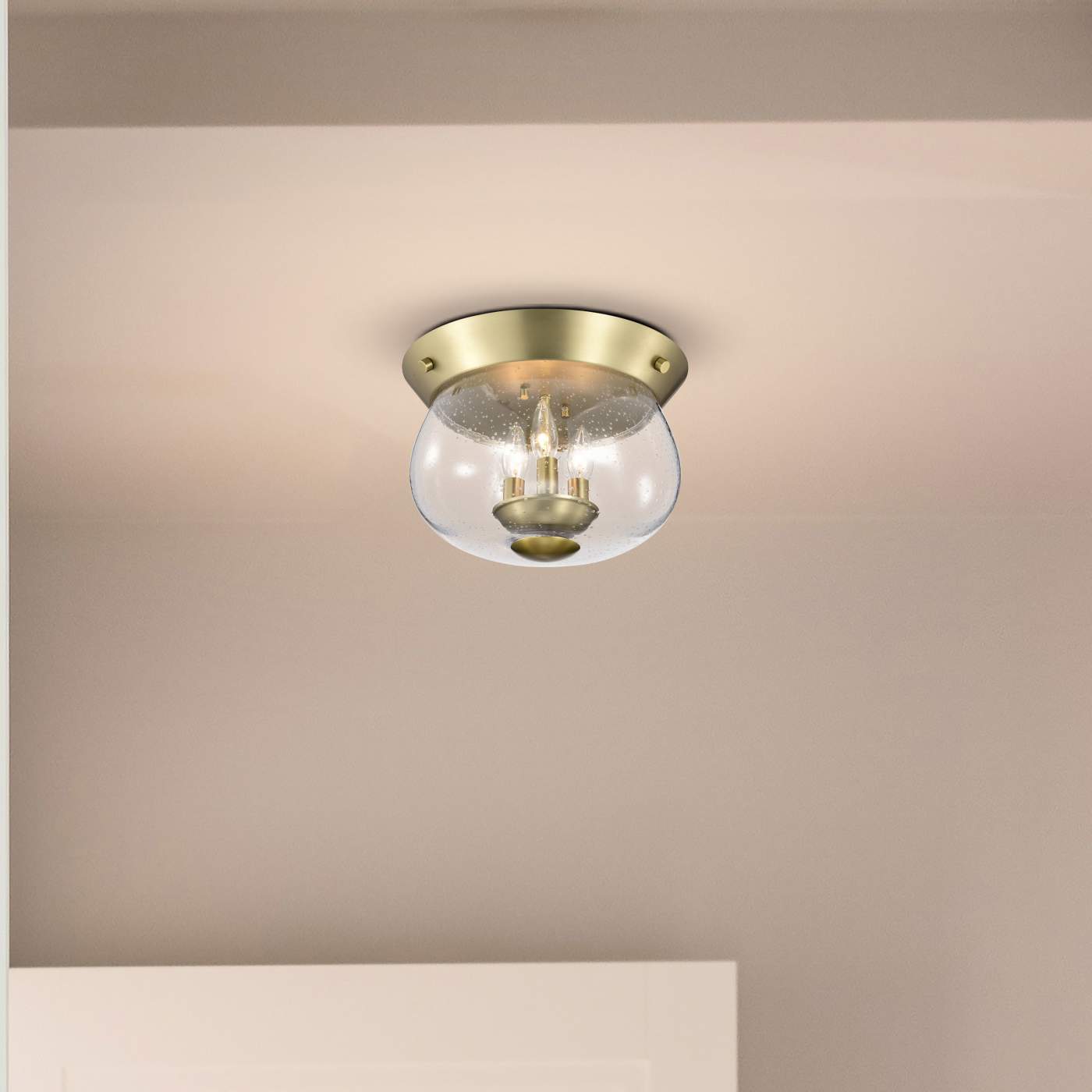 BOLIVER 3 LIGHT FLUSH MOUNT - 60-7807