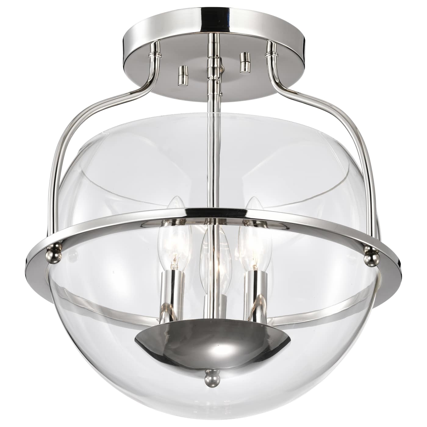 AMADO 3 LIGHT SEMI FLUSH MOUNT - 60-7822