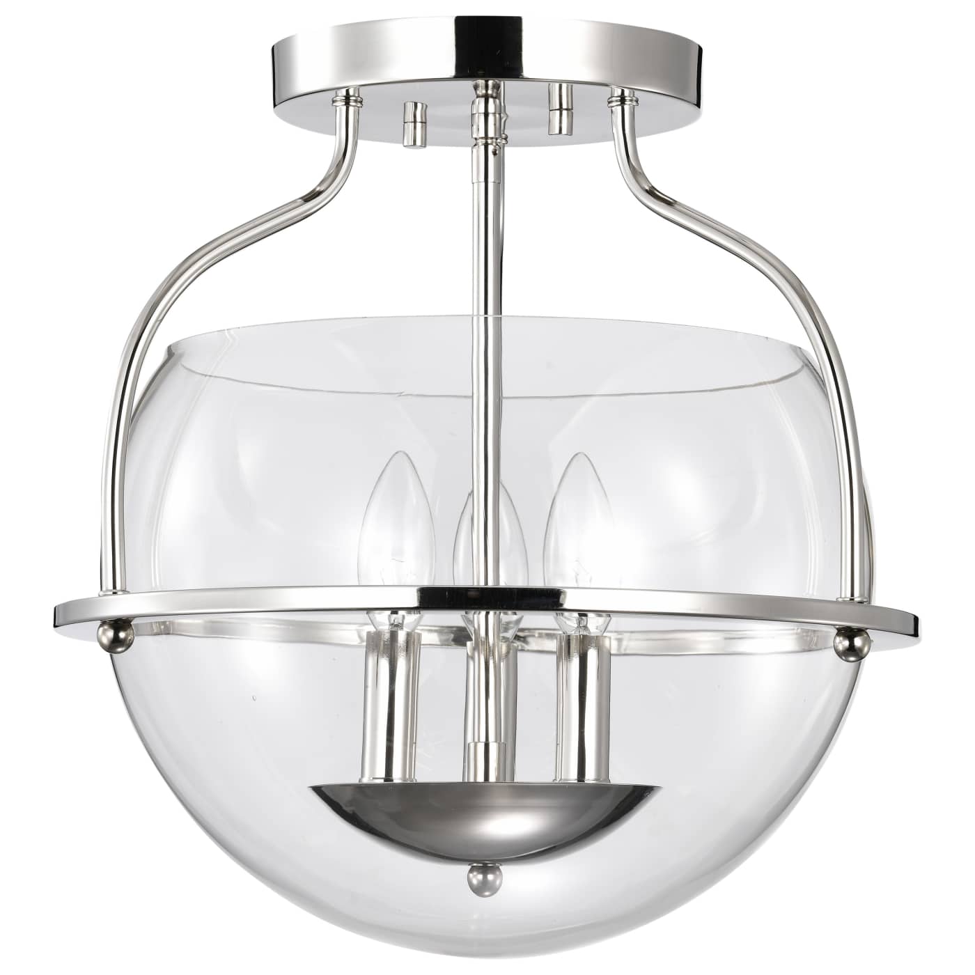 AMADO 3 LIGHT SEMI FLUSH MOUNT - 60-7822