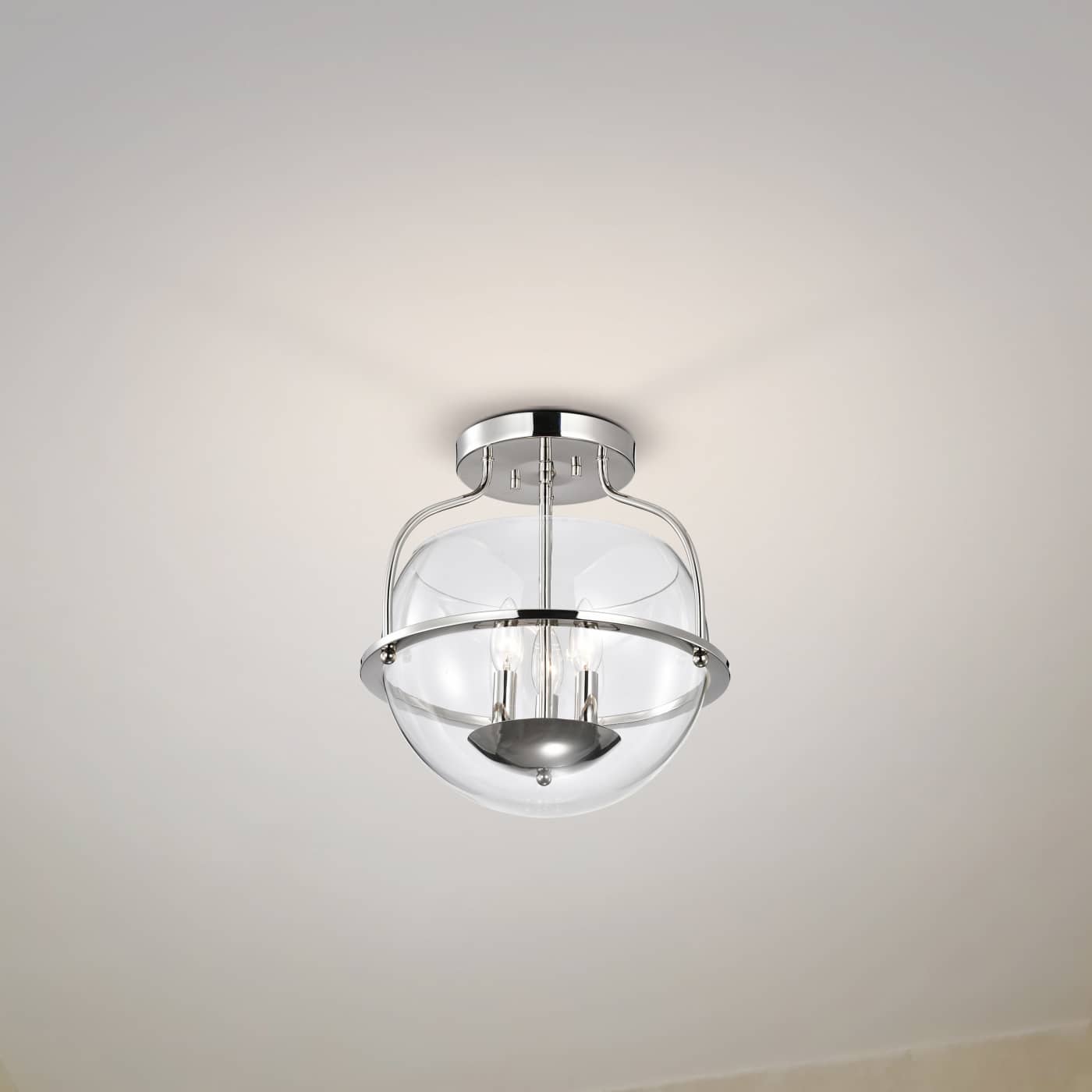 AMADO 3 LIGHT SEMI FLUSH MOUNT - 60-7822