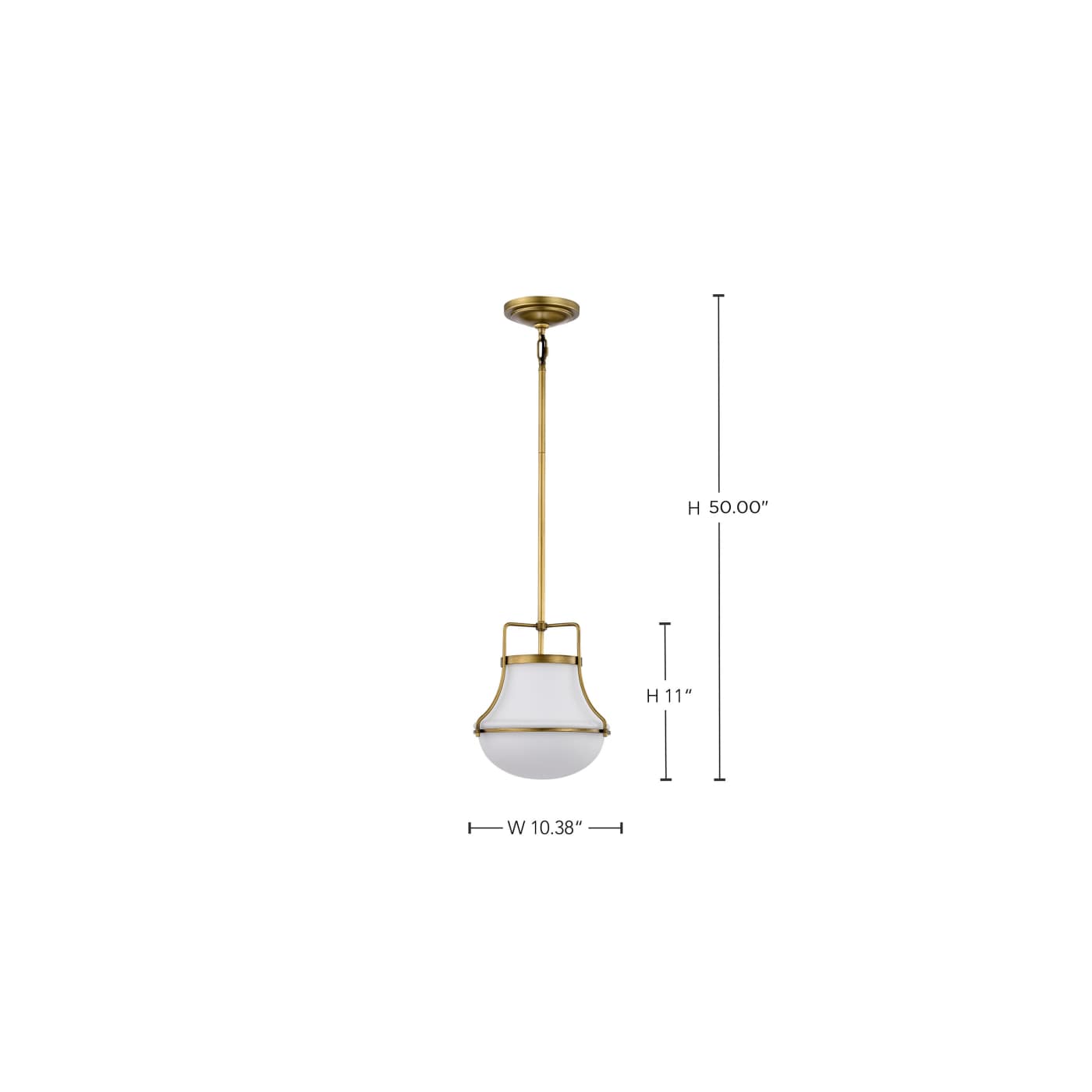 VALDORA 1 LIGHT 10" PENDANT - 60-7862