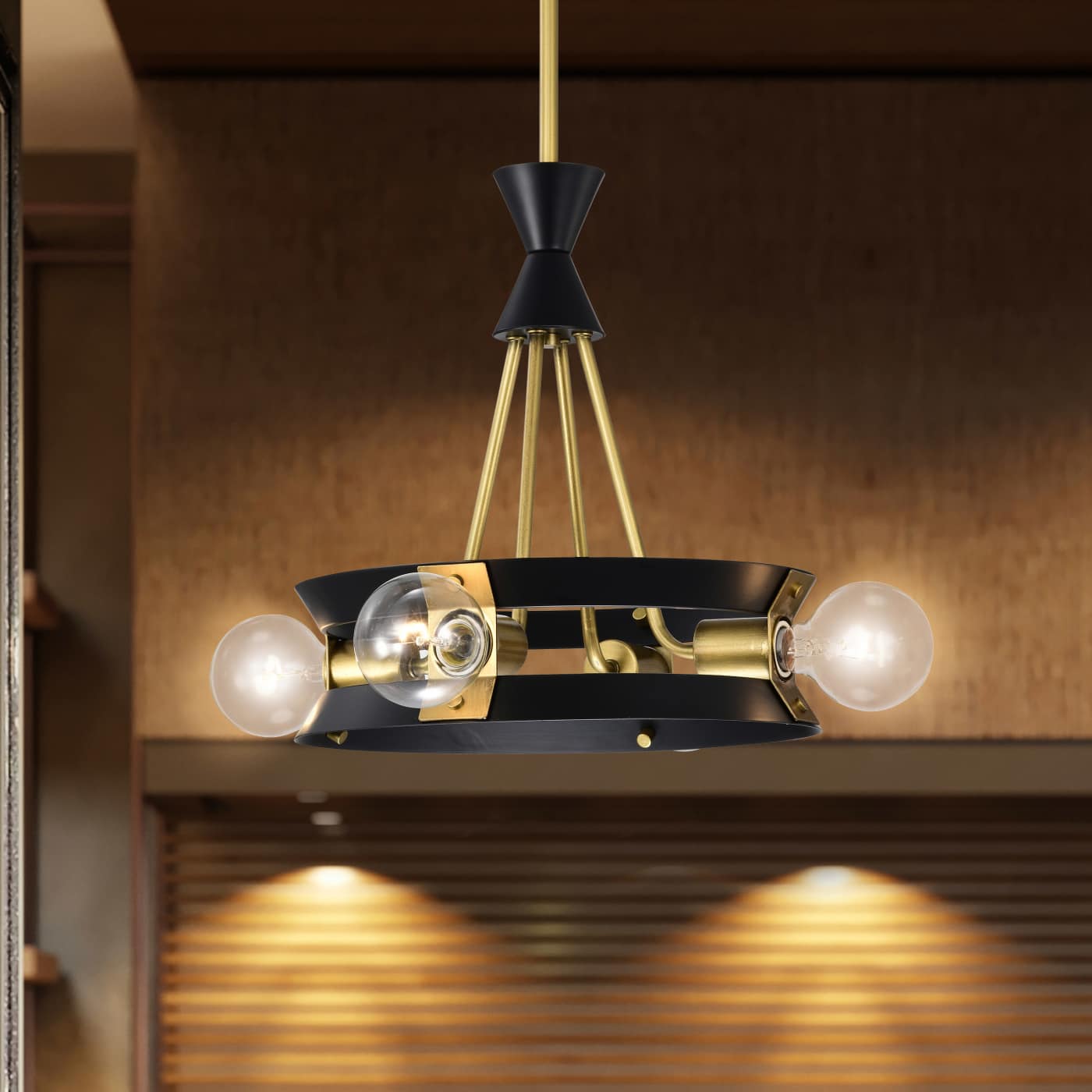 MARSDEN 4 LIGHT CHANDELIER - 60-7864