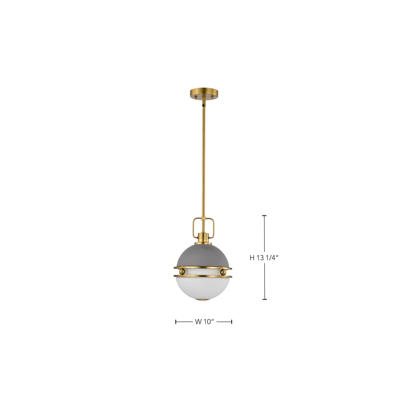 EVERTON 1 LIGHT 10" PENDANT - 60-7875