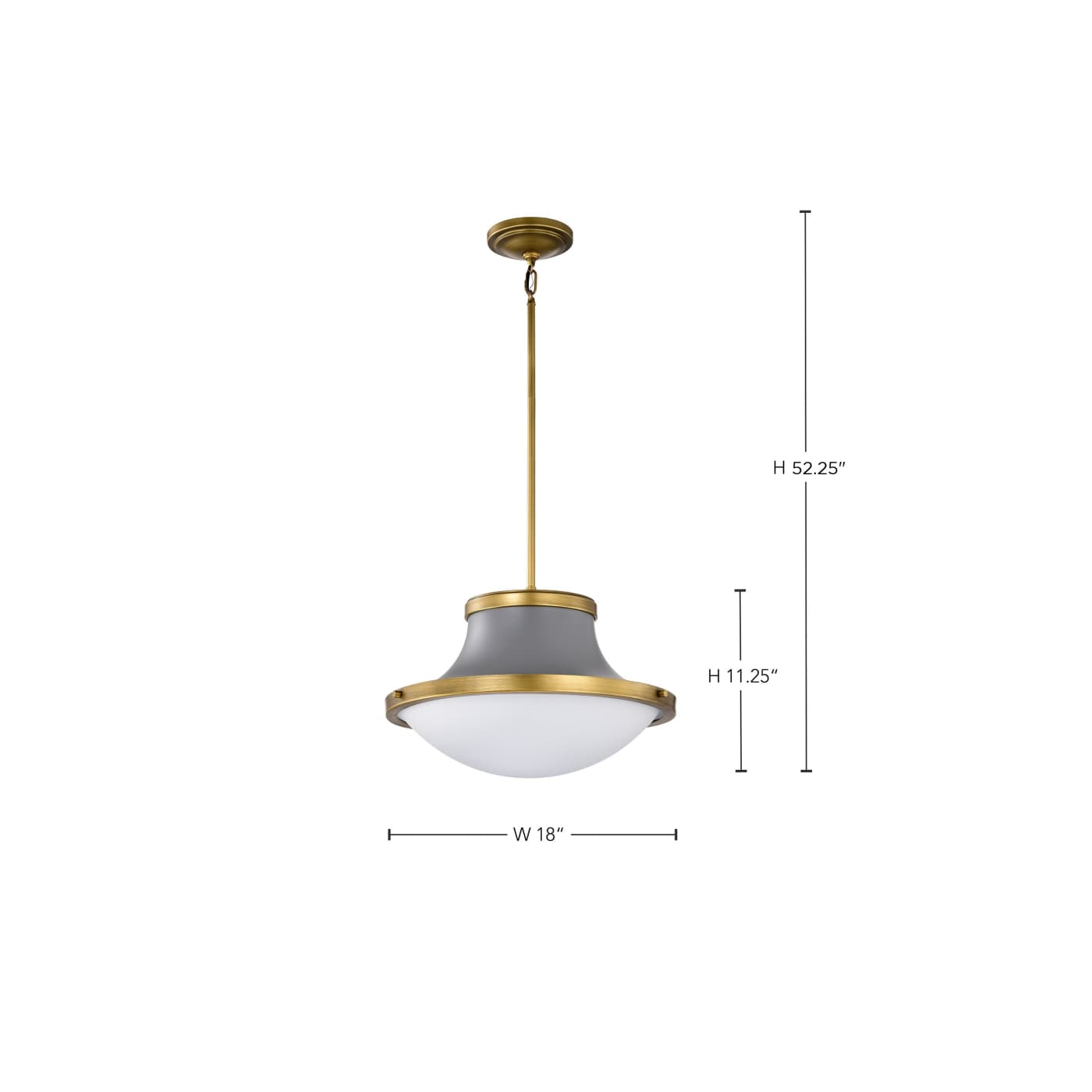 LAFAYETTE 3 LIGHT 18" PENDANT - 60-7918