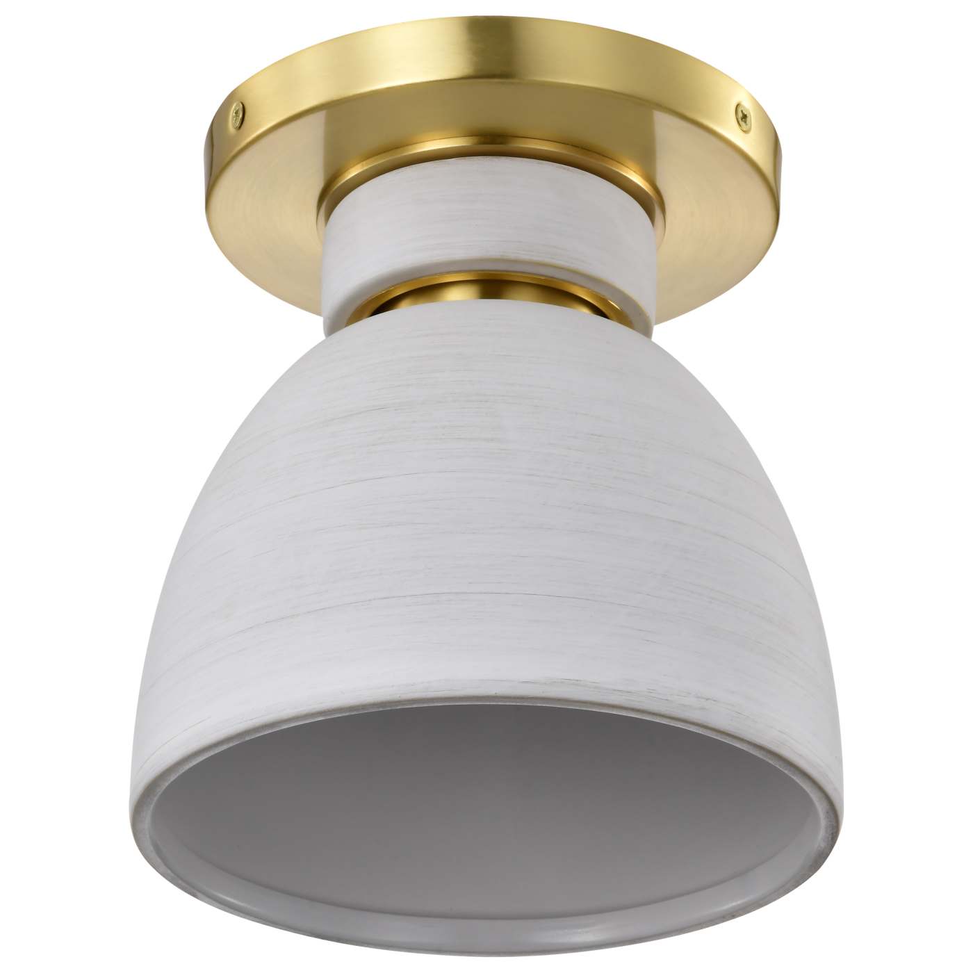 COLLINS 8" CERAMIC FLUSH MOUNT - 60-8001
