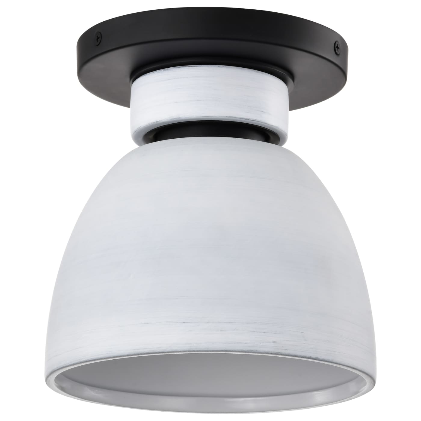 COLLINS 8" CERAMIC FLUSH MOUNT - 60-8011