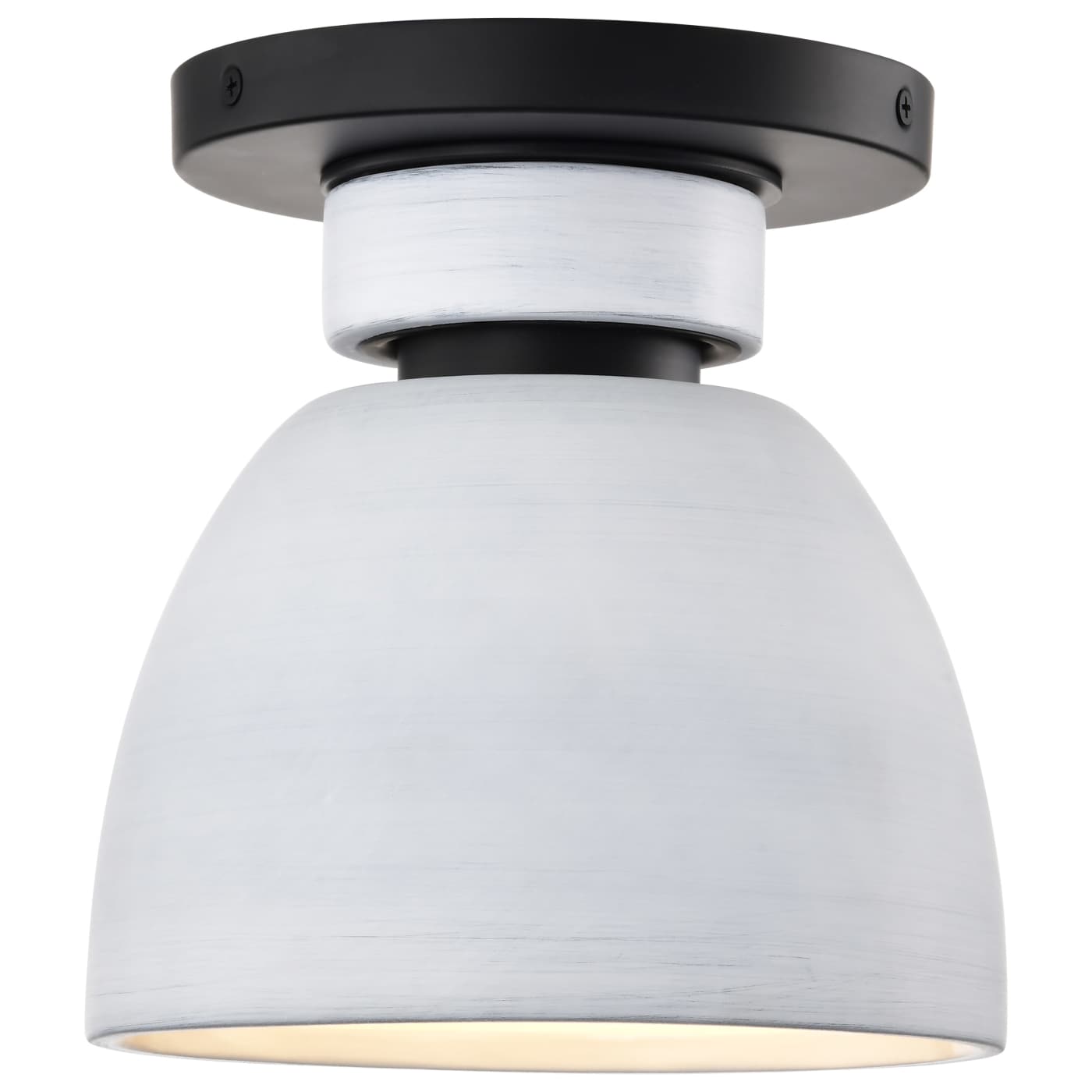 COLLINS 8" CERAMIC FLUSH MOUNT - 60-8011
