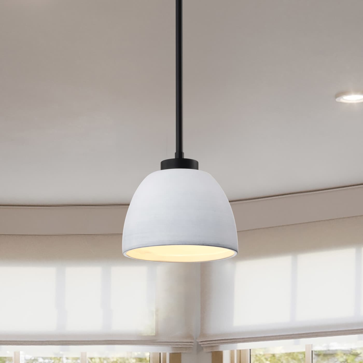 COLLINS 8" CERAMIC MINI PEND - 60-8012