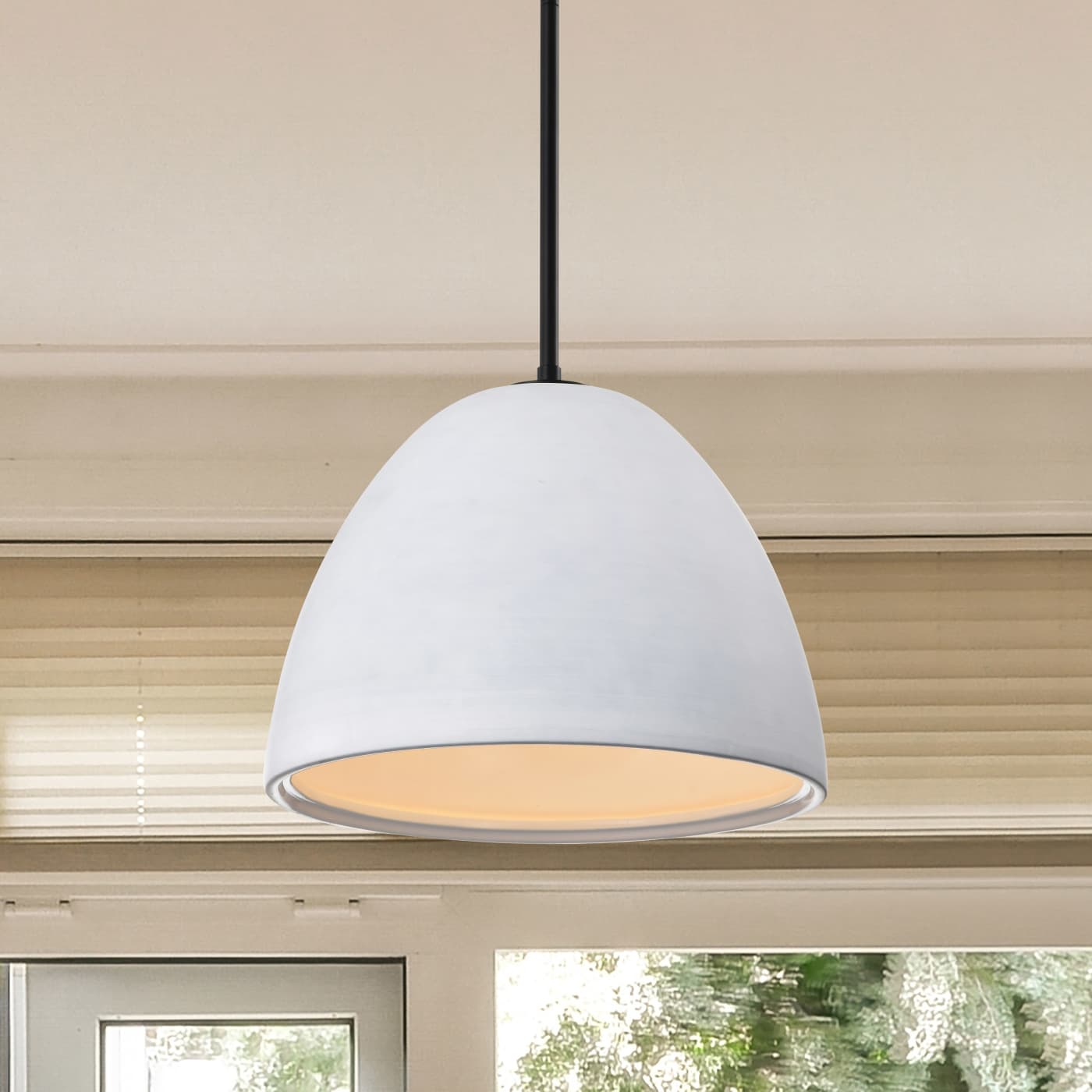 COLLINS 14" CERAMIC PENDANT - 60-8013