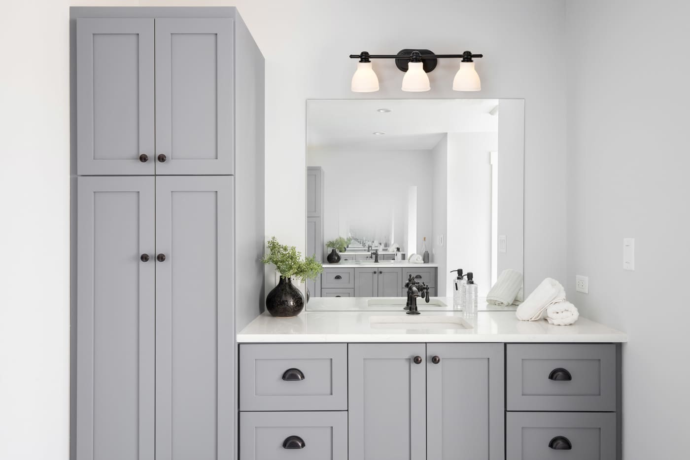 RUSSEL 3 LIGHT VANITY - 60-8023