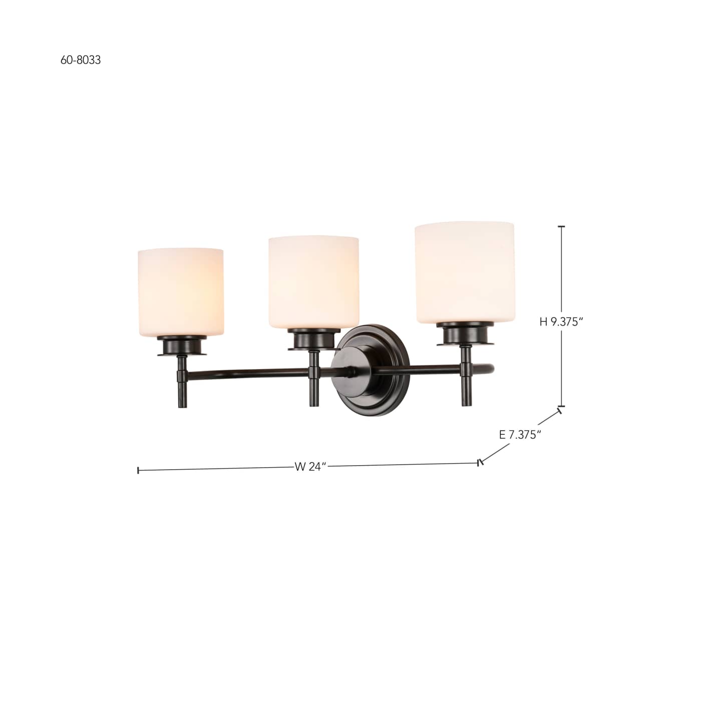 WARREN 3 LIGHT VANITY - 60-8033