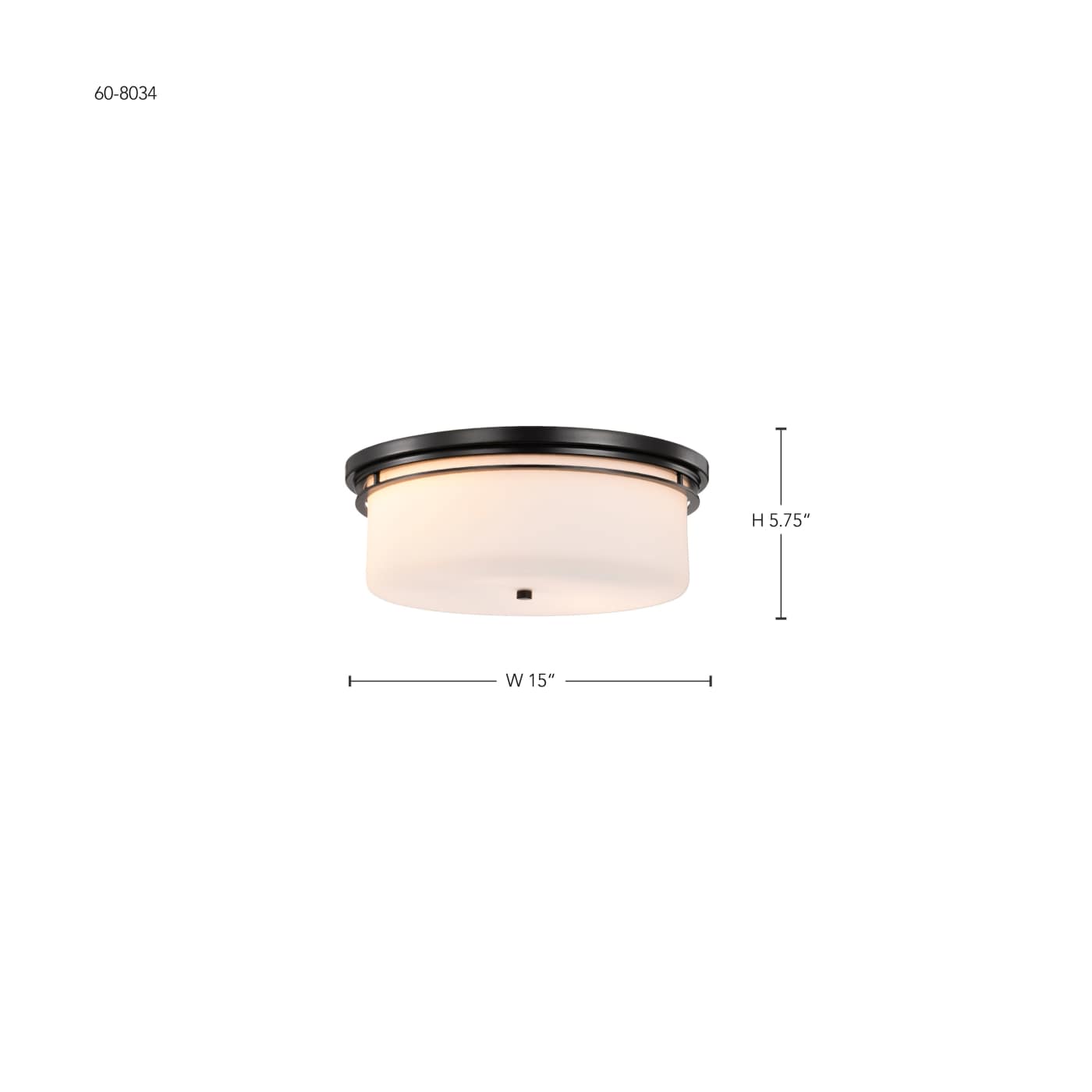 WARREN 15" FLUSH MOUNT - 60-8034