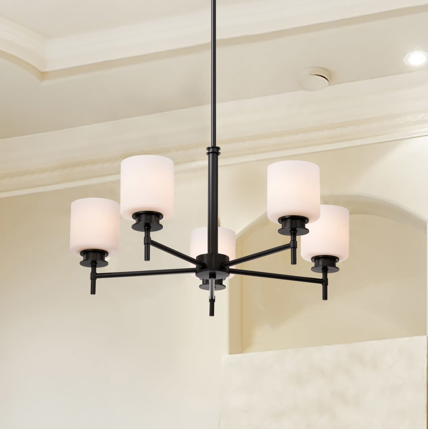 WARREN 28" 5 LIGHT CHANDELIER - 60-8038