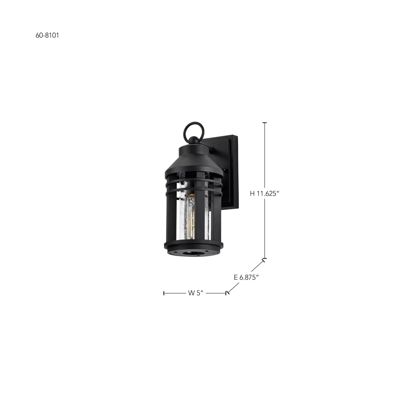 WILTON 1 LIGHT SM WALL LANTERN - 60-8101