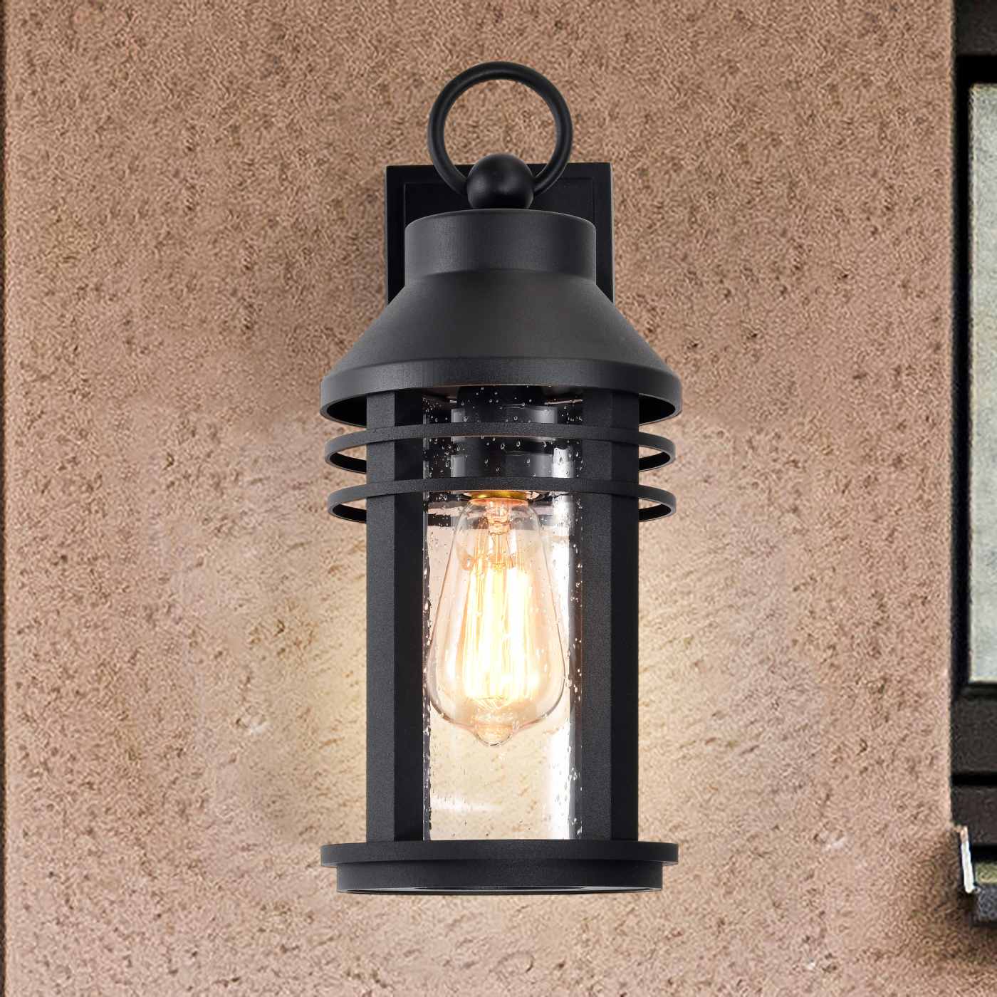 WILTON 1 LIGHT MD WALL LANTERN - 60-8102