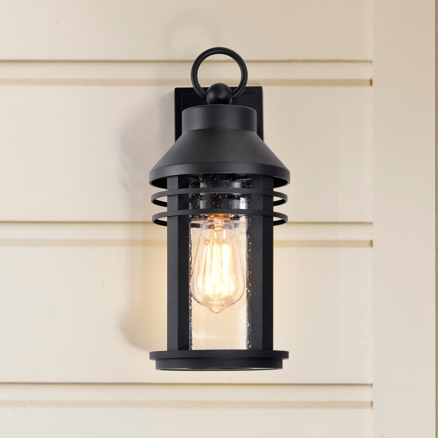 WILTON 1 LIGHT MD WALL LANTERN - 60-8102