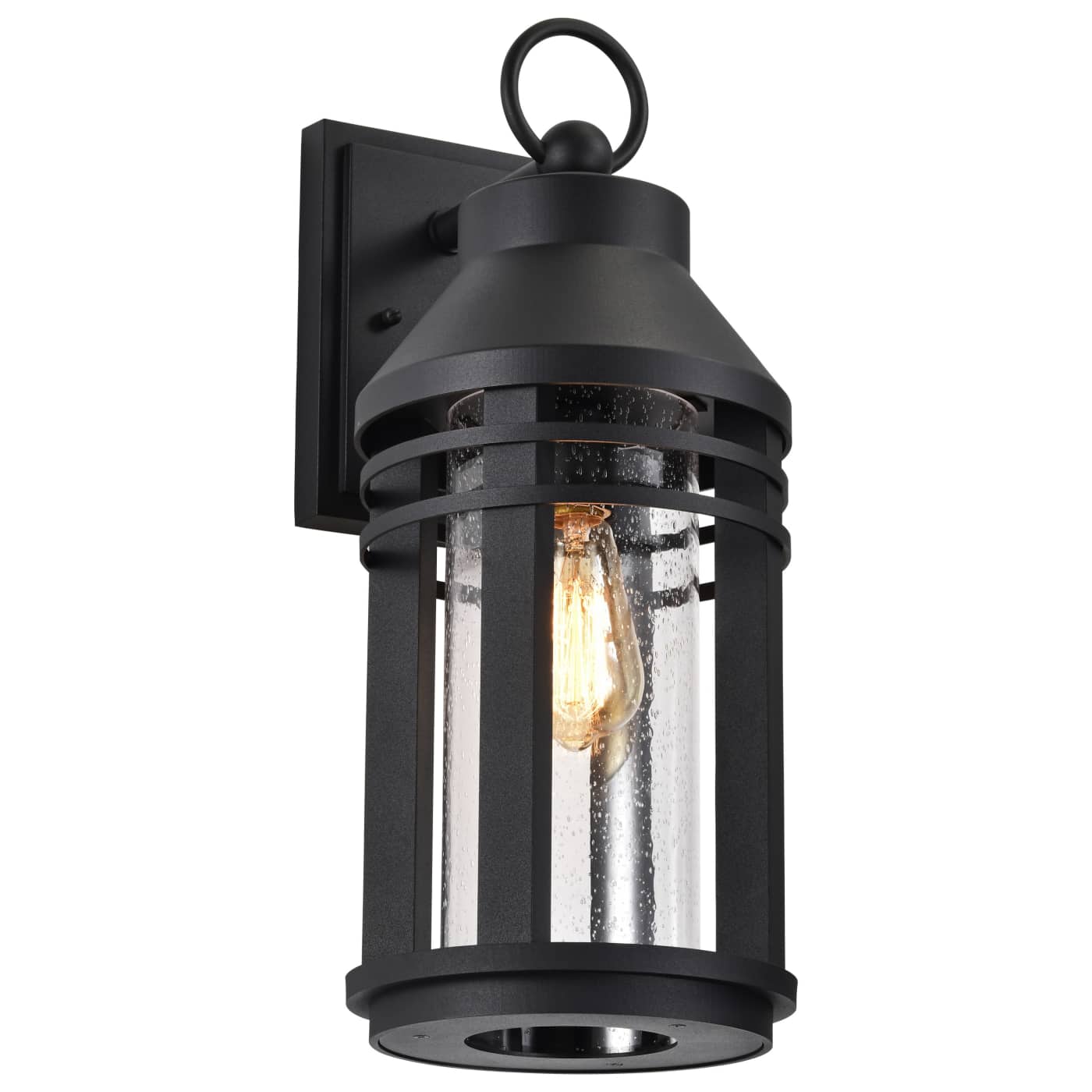 WILTON 1 LIGHT LG WALL LANTERN - 60-8103