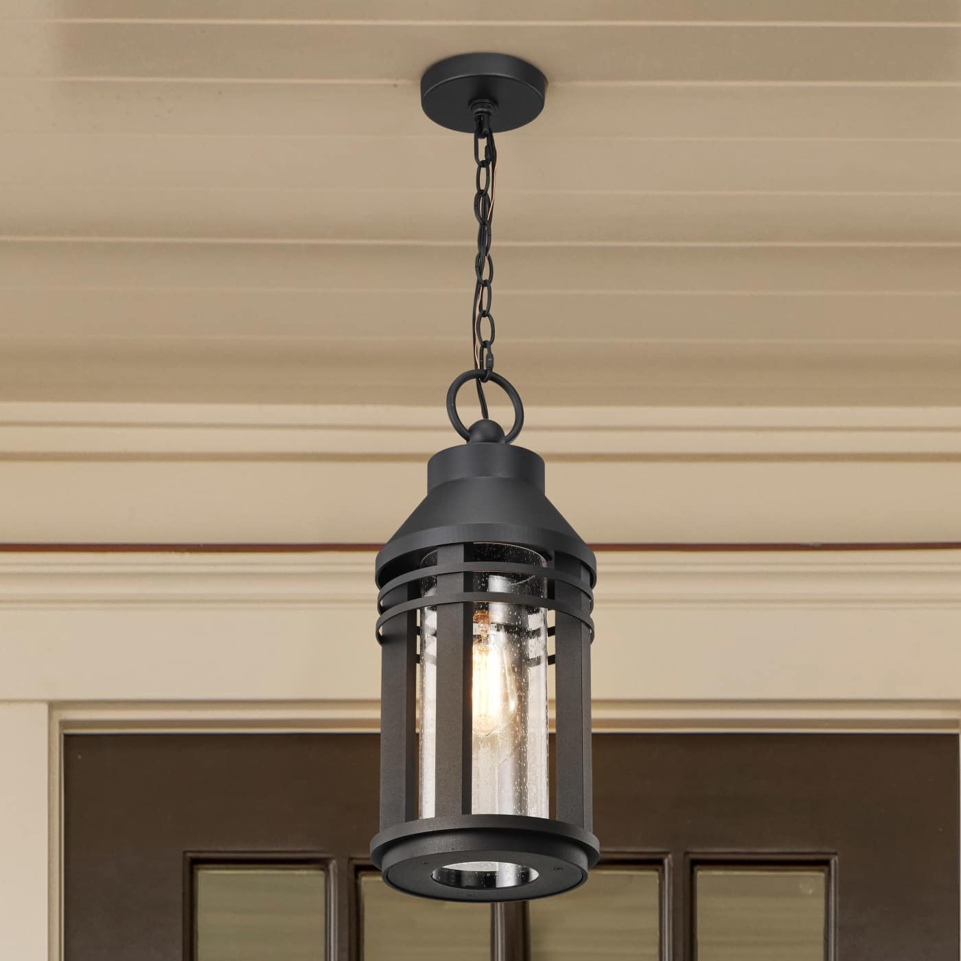 WILTON 1 LIGHT HANGING LANTERN - 60-8104