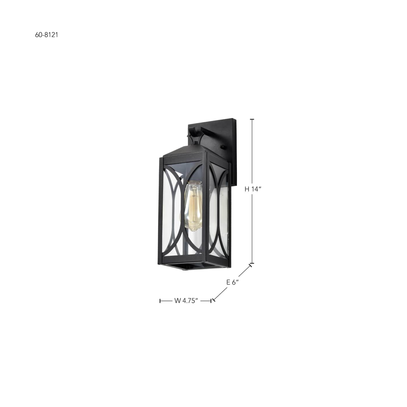 OAKLYN 1 LT SM WALL LANTERN - 60-8121