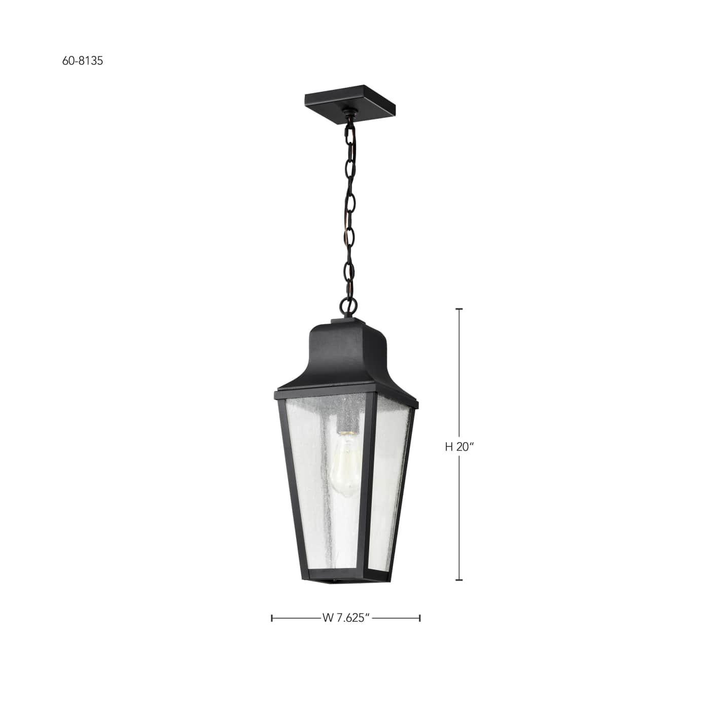 LAWRENCE 1 LT HANGING LANTERN - 60-8135