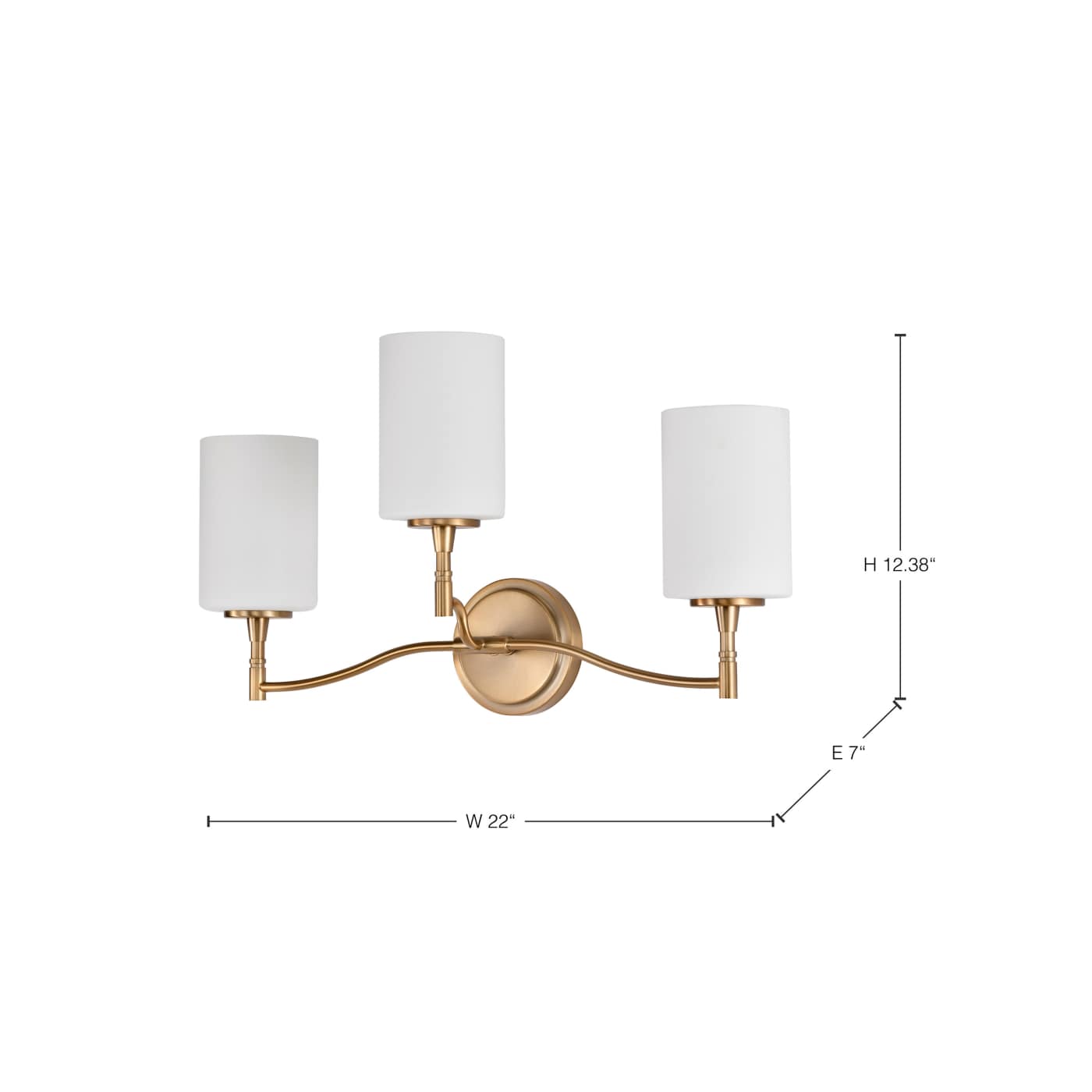 LIAM 3 LIGHT VANITY - 60-8203