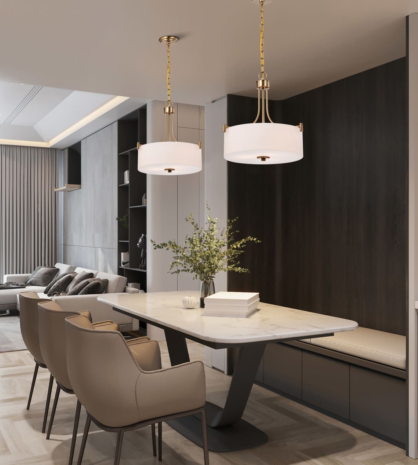 LIAM 3 LIGHT PENDANT - 60-8204