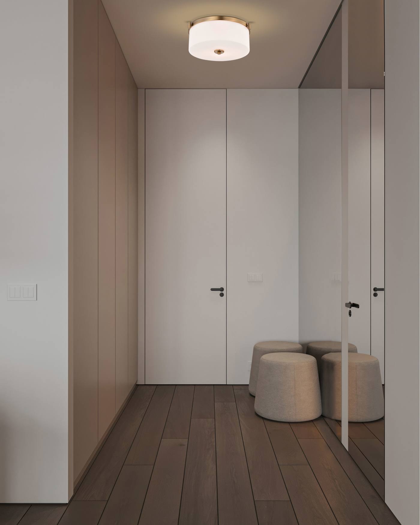 LIAM 3 LIGHT FLUSH MOUNT - 60-8207