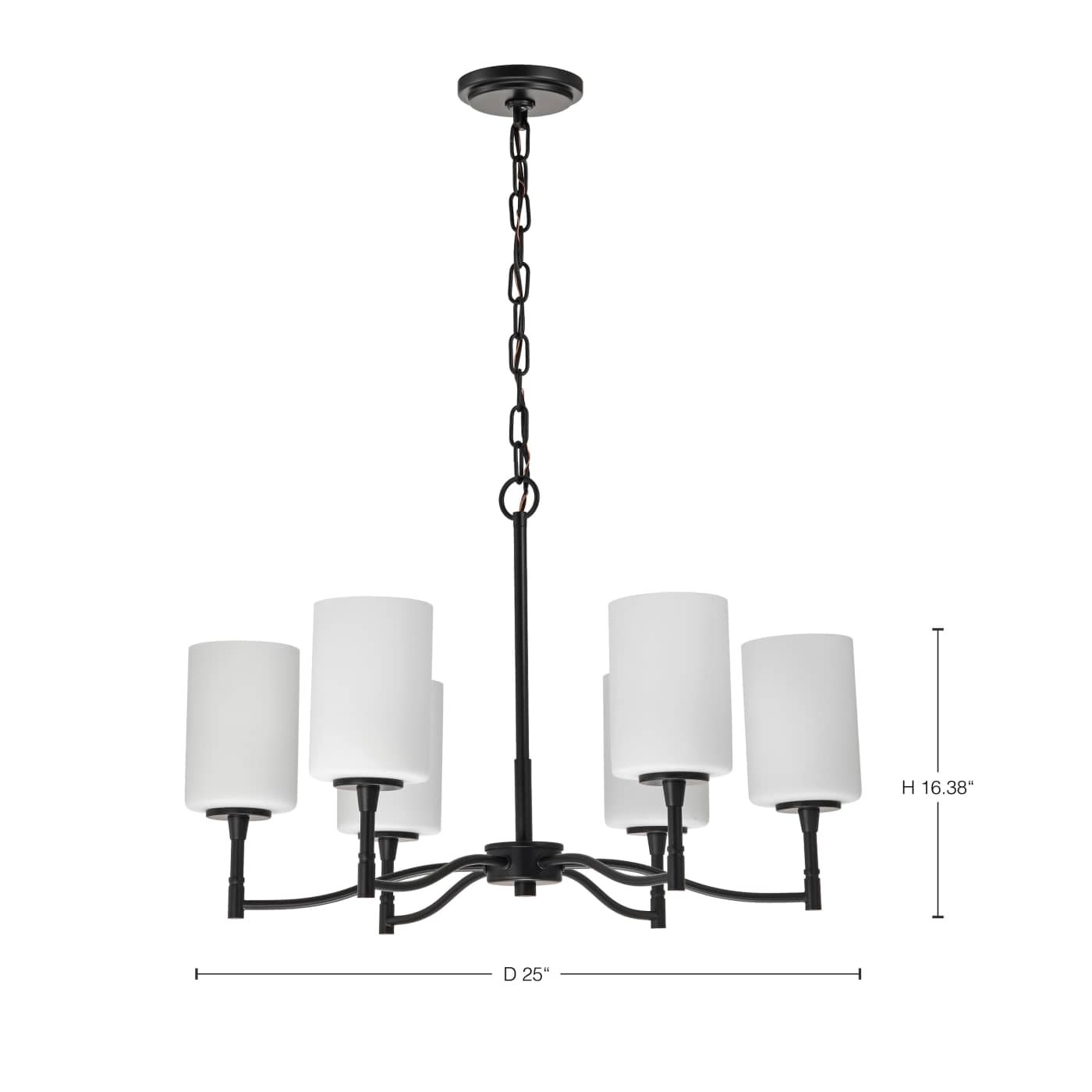 LIAM 6 LIGHT CHANDELIER - 60-8216