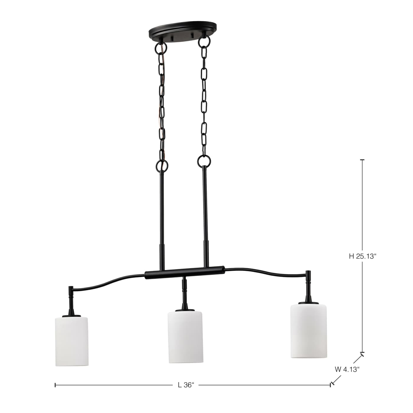 LIAM 3 LIGHT ISLAND PENDANT - 60-8218