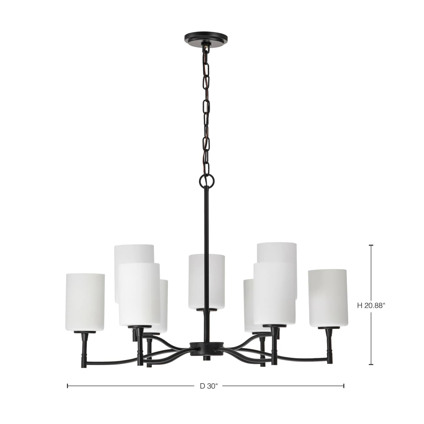 LIAM 9 LIGHT CHANDELIER - 60-8219
