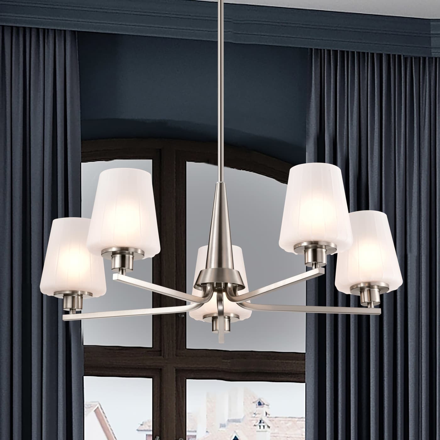 LUNE 5 LIGHT CHANDELIER - 60-8225