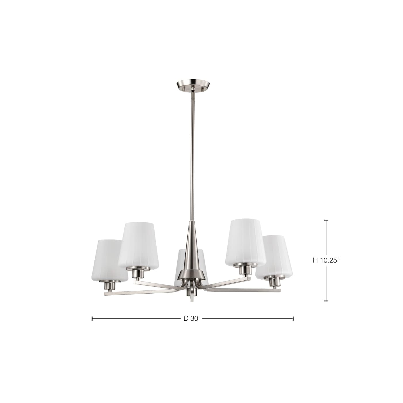 LUNE 5 LIGHT CHANDELIER - 60-8225
