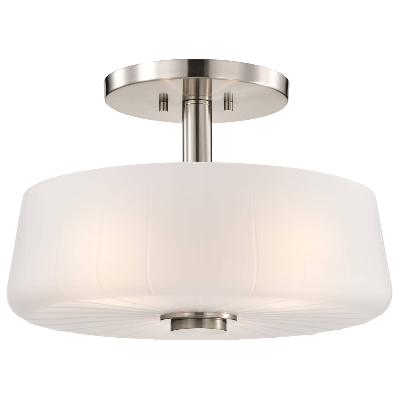 LUNE 3 LIGHT SEMI FLUSH - 60-8229