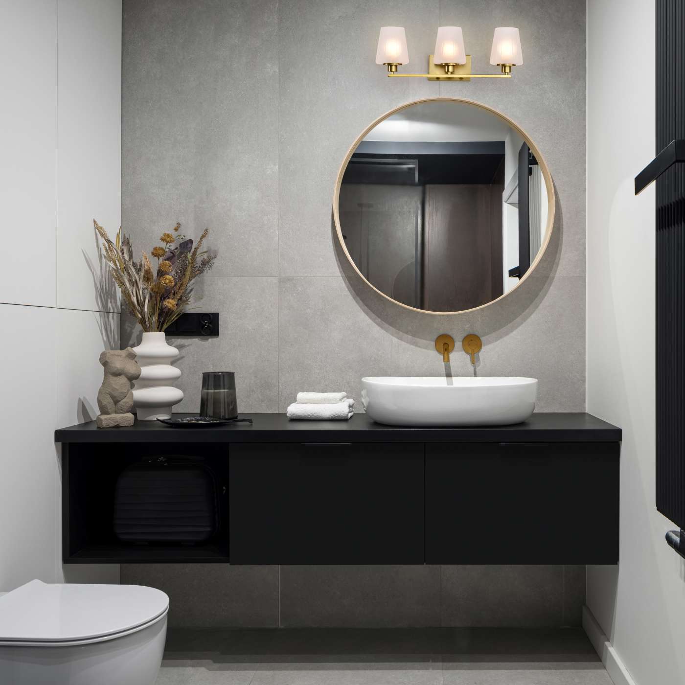 LUNE 3 LIGHT VANITY - 60-8233