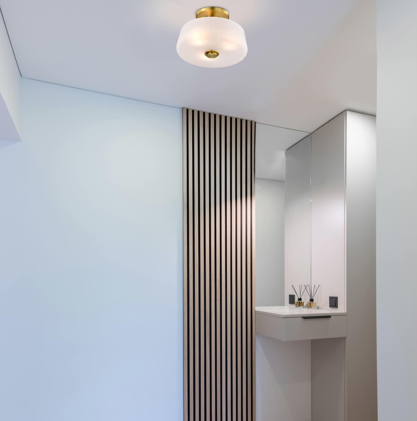 LUNE 3 LIGHT SEMI FLUSH - 60-8239