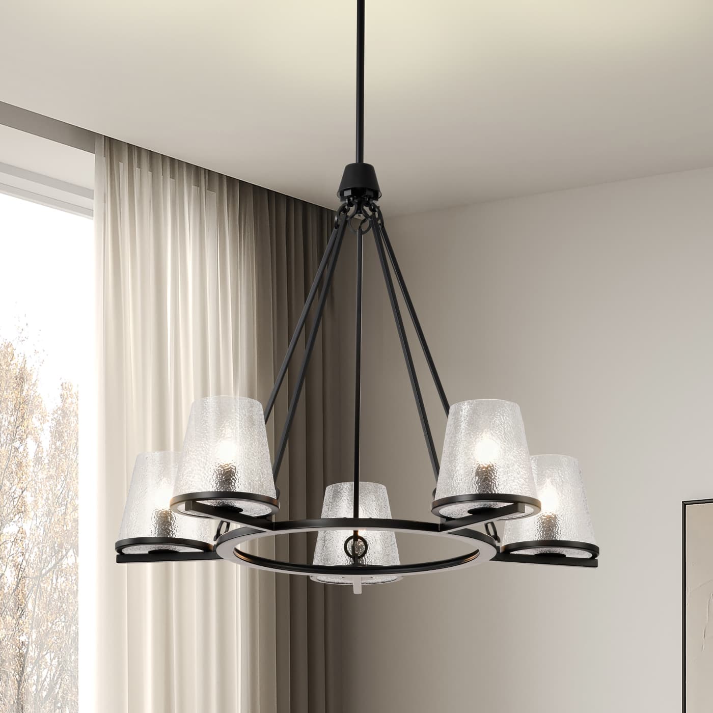 VALENTINE 5 LIGHT CHANDELIER - 60-8258