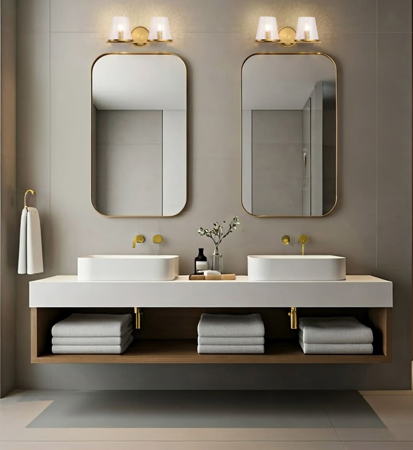 VALENTINE 2 LIGHT VANITY - 60-8262