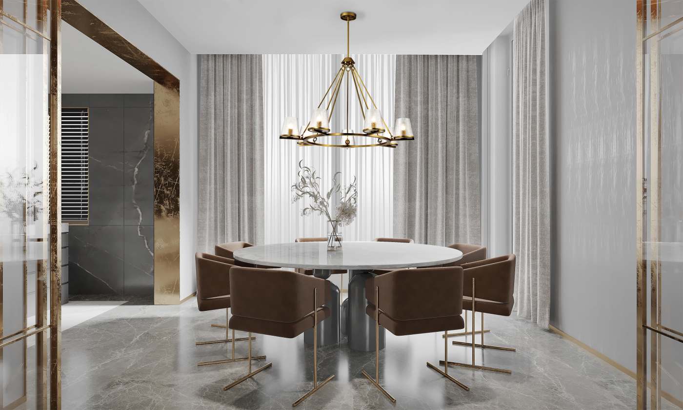 VALENTINE 7 LIGHT CHANDELIER - 60-8269