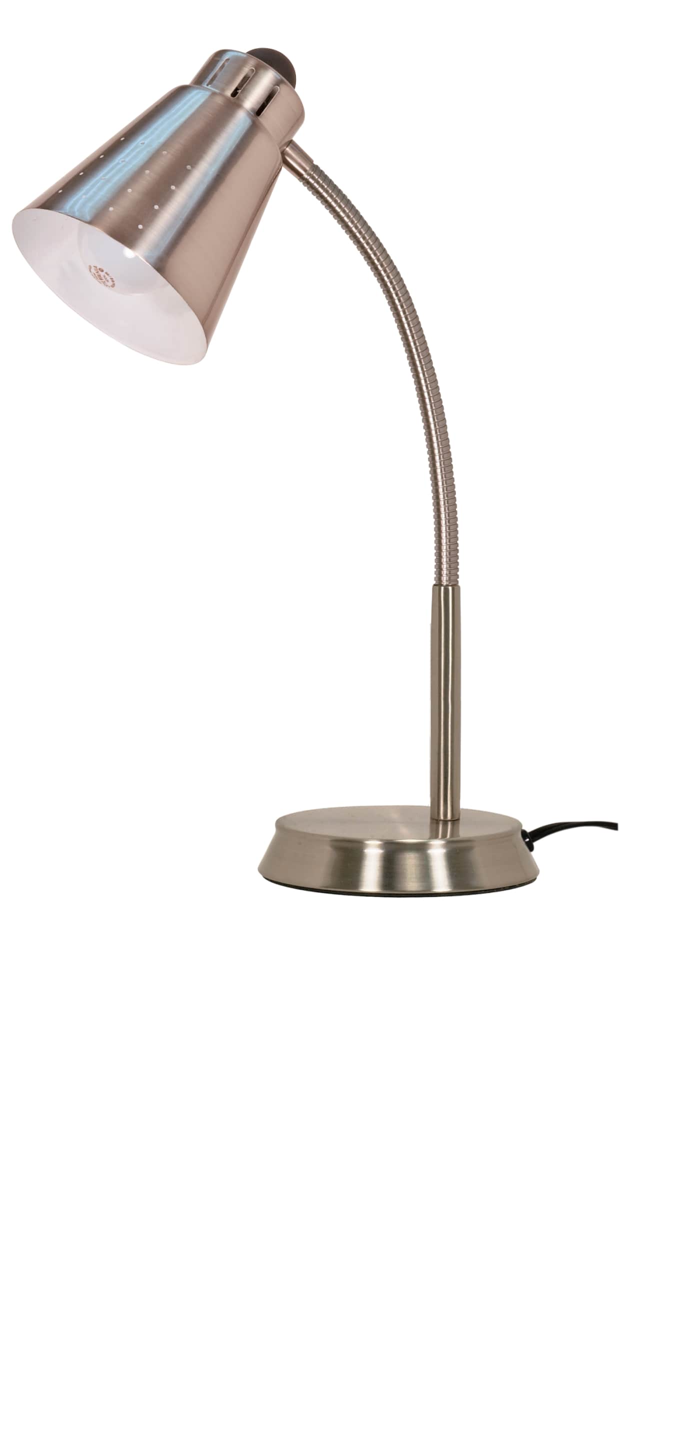 LARGE GOOSE NECK DESK LAMP BN - 60-830