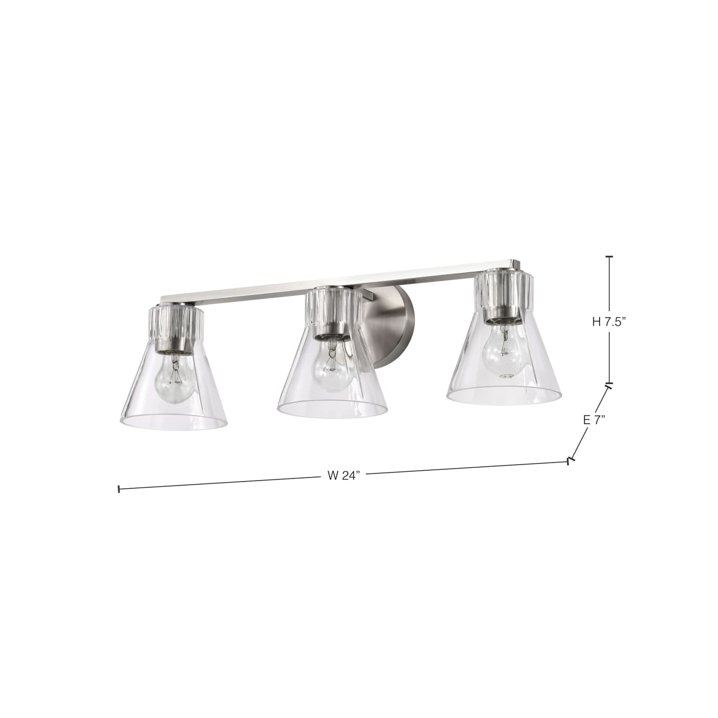 GIANNA 3 LIGHT VANITY - 60-8333