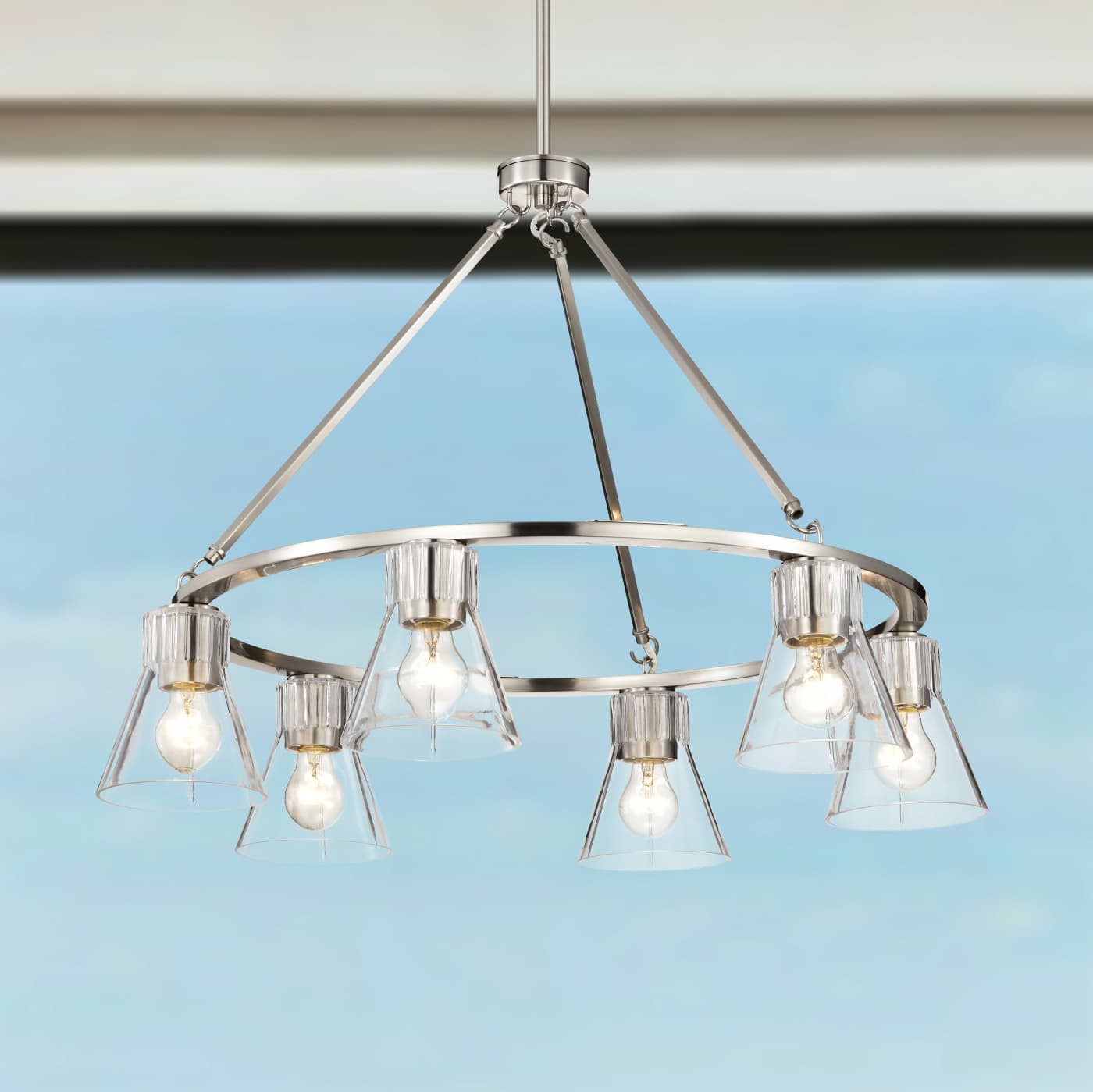 GIANNA 6 LIGHT CHANDELIER - 60-8335