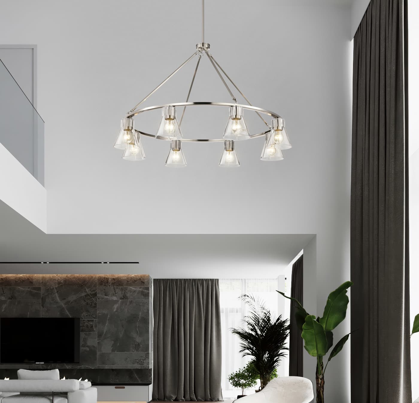 GIANNA 8 LIGHT CHANDELIER - 60-8336