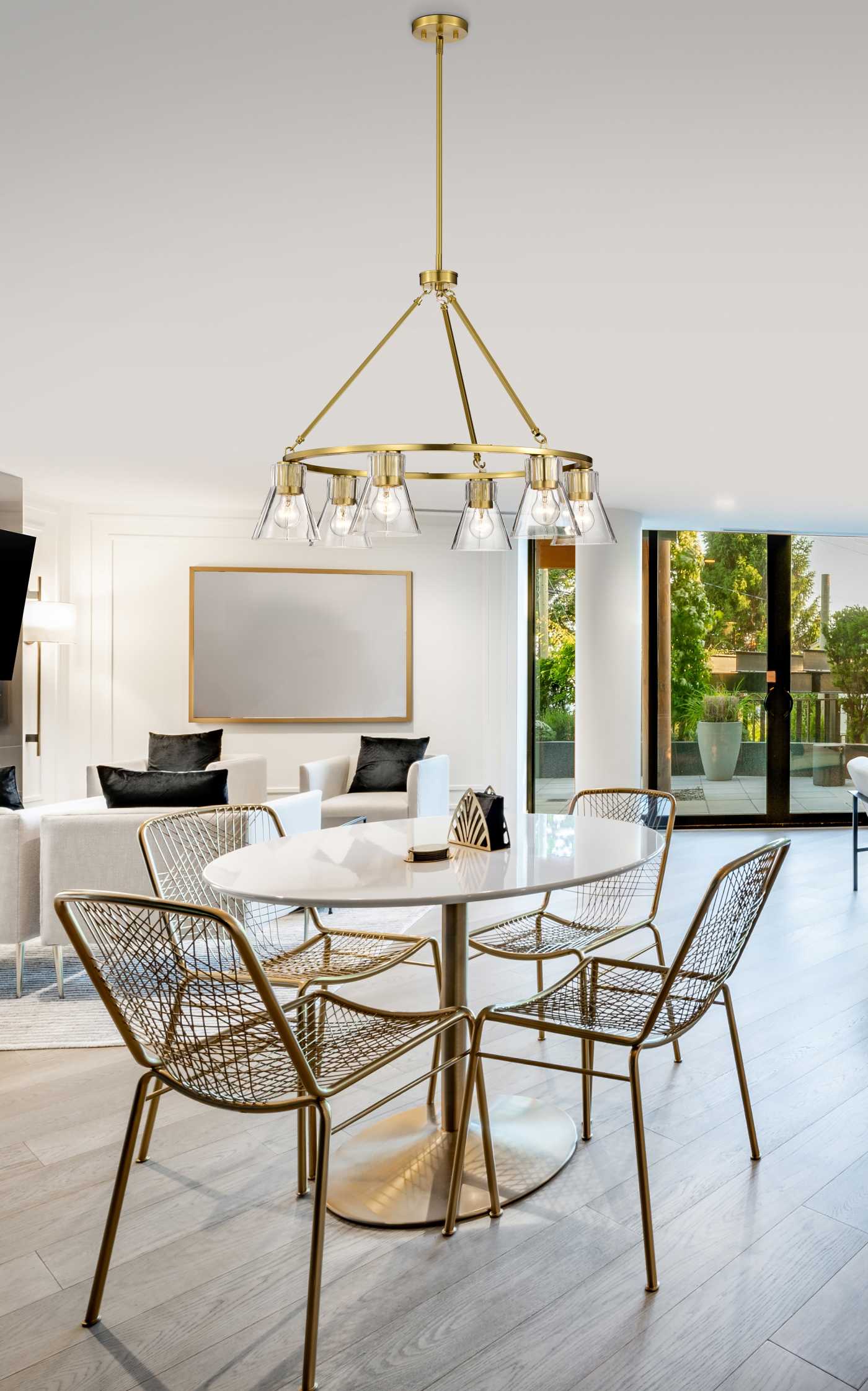 GIANNA 6 LIGHT CHANDELIER - 60-8345