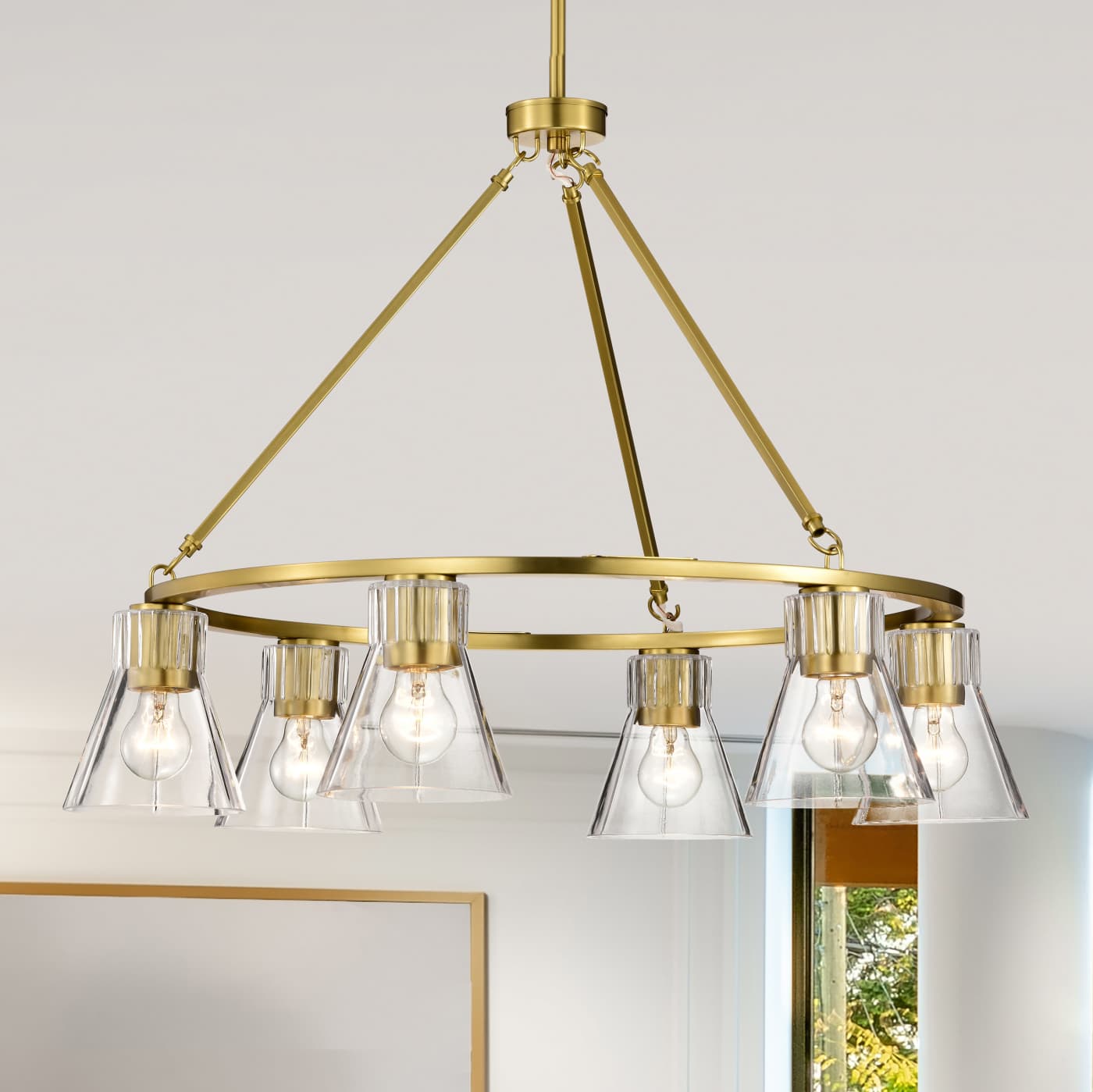 GIANNA 6 LIGHT CHANDELIER - 60-8345
