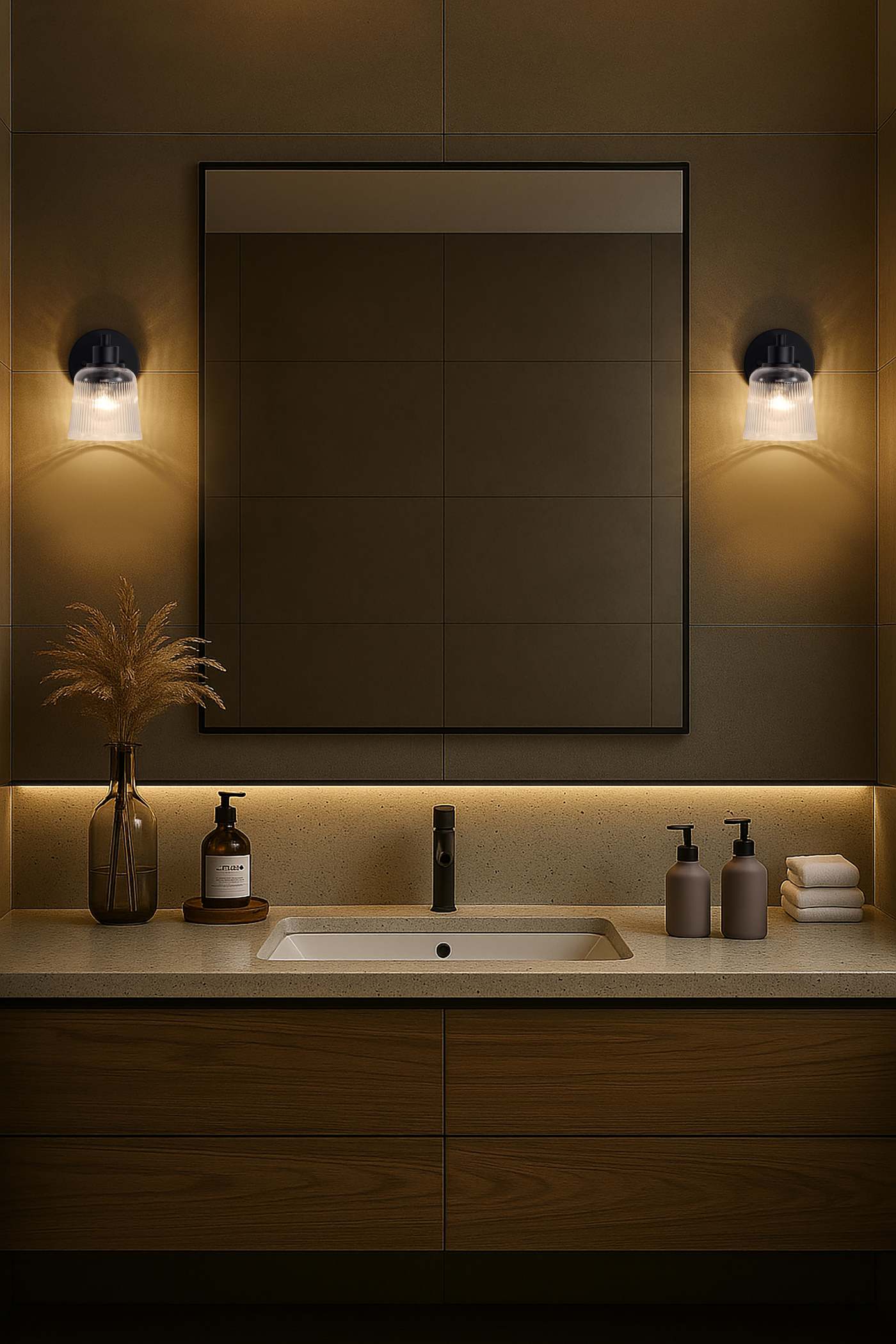 GRAYSON 1 LIGHT VANITY - 60-8601