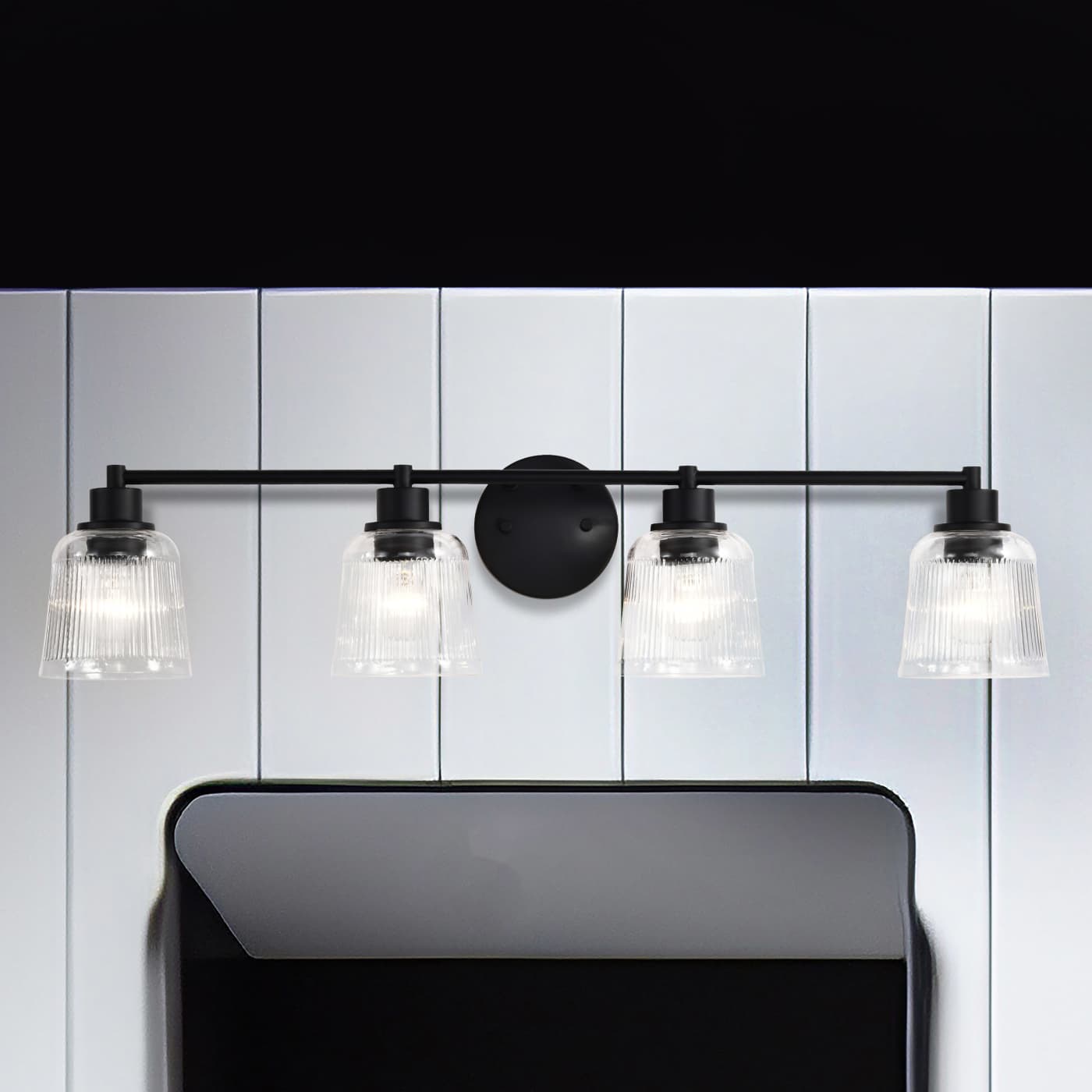 GRAYSON 4 LIGHT VANITY - 60-8604