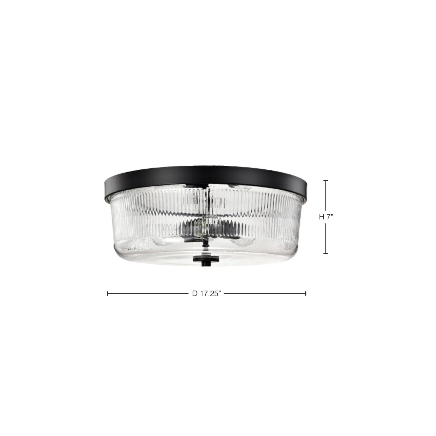 GRAYSON LARGE FLUSH MOUNT - 60-8609