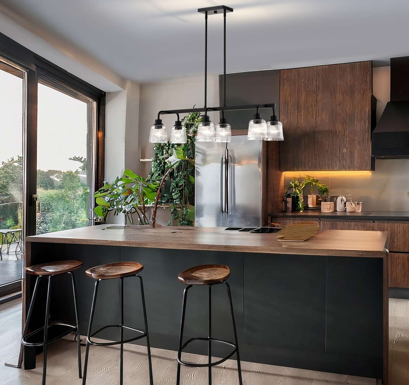 GRAYSON 6 LIGHT ISLAND PENDANT - 60-8610