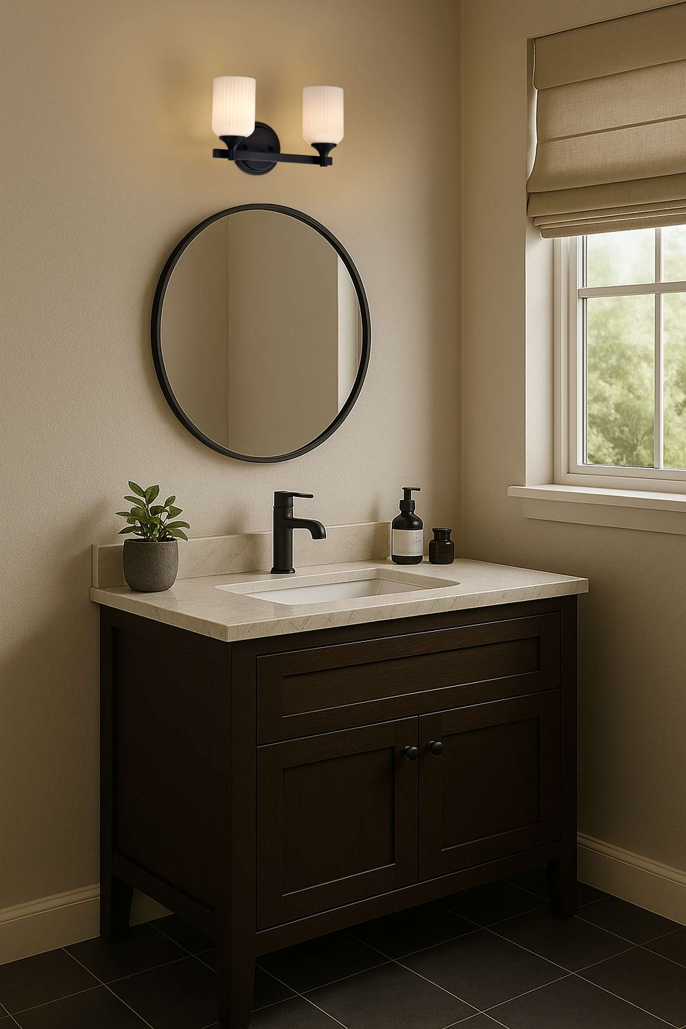 SOLARA 2 LIGHT VANITY - 60-8642